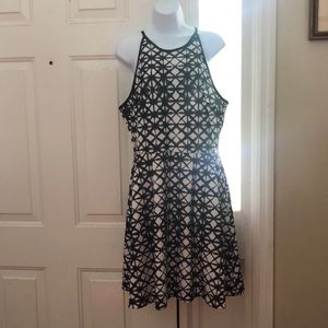 Mossimo Large Black-White Dress